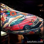 Фото рисунка татуировки автомобиль 29.10.2018 №057 - tattoo car drawing - tatufoto.com