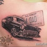 Фото рисунка татуировки автомобиль 29.10.2018 №074 - tattoo car drawing - tatufoto.com