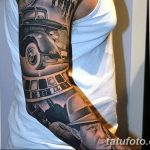 Фото рисунка татуировки автомобиль 29.10.2018 №088 - tattoo car drawing - tatufoto.com