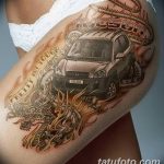 Фото рисунка татуировки автомобиль 29.10.2018 №101 - tattoo car drawing - tatufoto.com