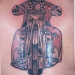 Фото тату мотоцикл 27.10.2018 №006 - motorcycle tattoo photo - tatufoto.com