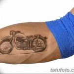Wonderful Vintage Motorcycle Forearm Tattoo - Tattooimages.biz w