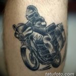 Фото тату мотоцикл 27.10.2018 №030 - motorcycle tattoo photo - tatufoto.com