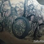 Фото тату мотоцикл 27.10.2018 №039 - motorcycle tattoo photo - tatufoto.com