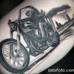 Фото тату мотоцикл 27.10.2018 №044 - motorcycle tattoo photo - tatufoto.com