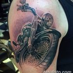 Фото тату мотоцикл 27.10.2018 №050 - motorcycle tattoo photo - tatufoto.com