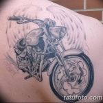 Фото тату мотоцикл 27.10.2018 №057 - motorcycle tattoo photo - tatufoto.com