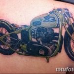 Фото тату мотоцикл 27.10.2018 №075 - motorcycle tattoo photo - tatufoto.com