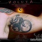 Фото тату мотоцикл 27.10.2018 №077 - motorcycle tattoo photo - tatufoto.com