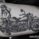 Фото тату мотоцикл 27.10.2018 №091 - motorcycle tattoo photo - tatufoto.com