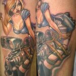 Фото тату мотоцикл 27.10.2018 №105 - motorcycle tattoo photo - tatufoto.com