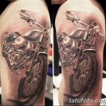 Фото тату мотоцикл 27.10.2018 №118 - motorcycle tattoo photo - tatufoto.com
