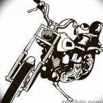 Фото тату мотоцикл 27.10.2018 №123 - motorcycle tattoo photo - tatufoto.com