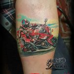 Фото тату мотоцикл 27.10.2018 №130 - motorcycle tattoo photo - tatufoto.com