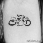 Фото тату мотоцикл 27.10.2018 №138 - motorcycle tattoo photo - tatufoto.com