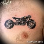 Фото тату мотоцикл 27.10.2018 №154 - motorcycle tattoo photo - tatufoto.com