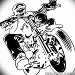 Фото тату мотоцикл 27.10.2018 №171 - motorcycle tattoo photo - tatufoto.com