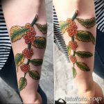 Фото тату рябина 27.10.2018 №004 - rowan tattoo photo - tatufoto.com