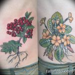 Фото тату рябина 27.10.2018 №029 - rowan tattoo photo - tatufoto.com
