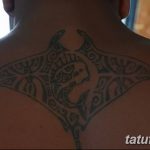 Фото тату скат манта 24.10.2018 №084 - tattoo manta photo - tatufoto.com