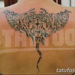 Фото тату скат манта 24.10.2018 №110 - tattoo manta photo - tatufoto.com