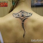 Фото тату скат манта 24.10.2018 №147 - tattoo manta photo - tatufoto.com