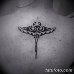 Фото тату скат манта 24.10.2018 №153 - tattoo manta photo - tatufoto.com