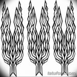 Фото эскиз для тату колос пшеницы 23.10.2018 №027 - wheat tattoo sketch - tatufoto.com
