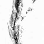 Фото эскиз тату колибри 15.10.2018 №004 - sketch of hummingbird tattoo - tatufoto.com