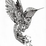 hummingbird line drawing 75 best Hummingbird Tattoo images on Pi