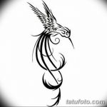 Фото эскиз тату колибри 15.10.2018 №089 - sketch of hummingbird tattoo - tatufoto.com