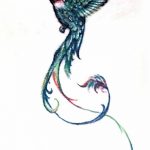 Фото эскиз тату колибри 15.10.2018 №091 - sketch of hummingbird tattoo - tatufoto.com