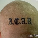 Фото Тату acab 02.11.2018 №024 - Acab tattoo - tatufoto.com