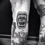 Фото Тату acab 02.11.2018 №046 - Acab tattoo - tatufoto.com