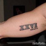 Фото рисунка Римские тату 12.11.2018 №009 - photo Roman tattoo - tatufoto.com
