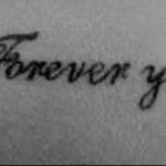 Фото рисунка Тату forever young 03.11.2018 №013 - Tattoo forever young - tatufoto.com