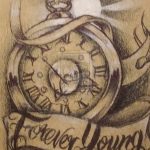 Фото рисунка Тату forever young 03.11.2018 №034 - Tattoo forever young - tatufoto.com