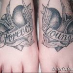 Фото рисунка Тату forever young 03.11.2018 №041 - Tattoo forever young - tatufoto.com