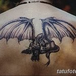 Фото рисунка тату гарпия 06.11.2018 №059 - photo tattoo harpy - tatufoto.com