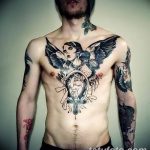 Фото рисунка тату гарпия 06.11.2018 №064 - photo tattoo harpy - tatufoto.com