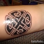 Фото рисунка тату кельтский узел 13.11.2018 №161 - tattoo photo celtic knot - tatufoto.com