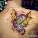 Фото рисунка тату на лопатке 05.11.2018 №014 -tattoo on the shoulder blade - tatufoto.com