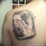 Фото рисунка тату на лопатке 05.11.2018 №396 -tattoo on the shoulder blade - tatufoto.com