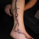 Фото рисунка тату на ноге 26.11.2018 №095 - photo of tattoo on leg - tatufoto.com
