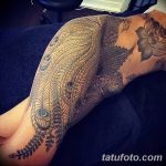 Фото рисунка тату на ноге 26.11.2018 №114 - photo of tattoo on leg - tatufoto.com