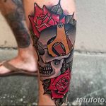 Фото рисунка тату на ноге 26.11.2018 №165 - photo of tattoo on leg - tatufoto.com