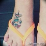 Фото рисунка тату на ноге 26.11.2018 №206 - photo of tattoo on leg - tatufoto.com