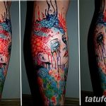 Фото рисунка тату на ноге 26.11.2018 №292 - photo of tattoo on leg - tatufoto.com