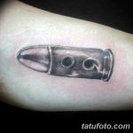 Фото рисунка тату пуля 02.11.2018 №007 - tattoo bullet - tattoo-photo.ru
