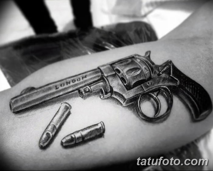 Фото рисунка тату пуля 02.11.2018 №008 - tattoo bullet - tattoo-photo.ru